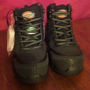 BNIB Women's Ladies Dickies Avis 6 Inch Steel Toe Work Boots - Black, Size 6